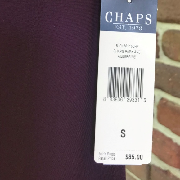 Chaps Ladies Small Dress NWT Aubergine - Picture 5 of 11